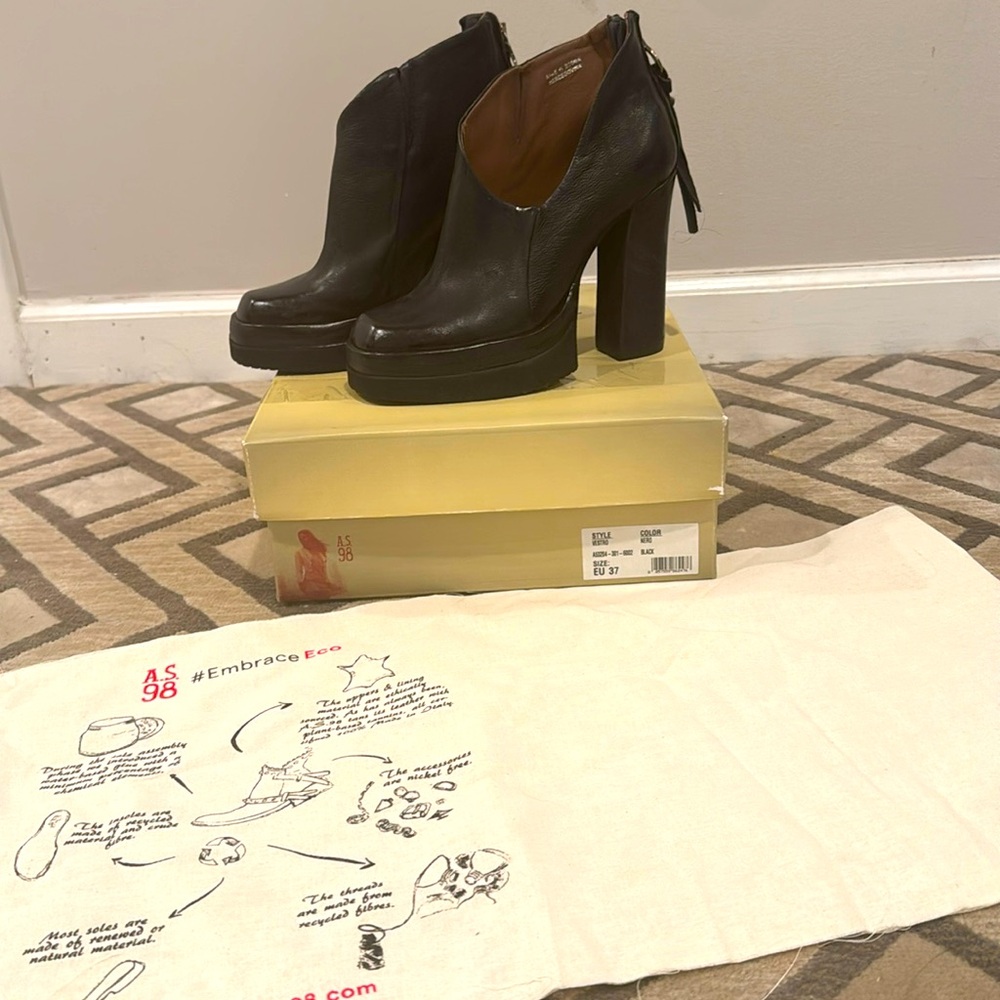 A.S.98 Vestro Half D’Orsay Bootie